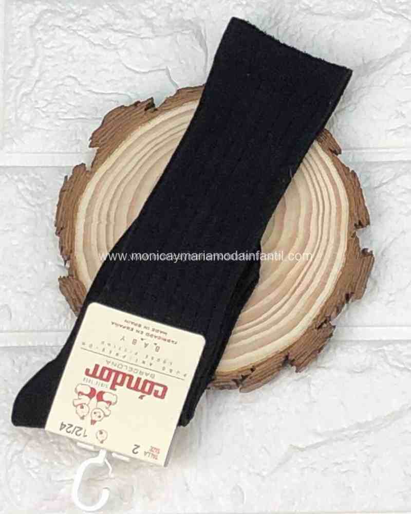 Calcetin alto Canale Negro