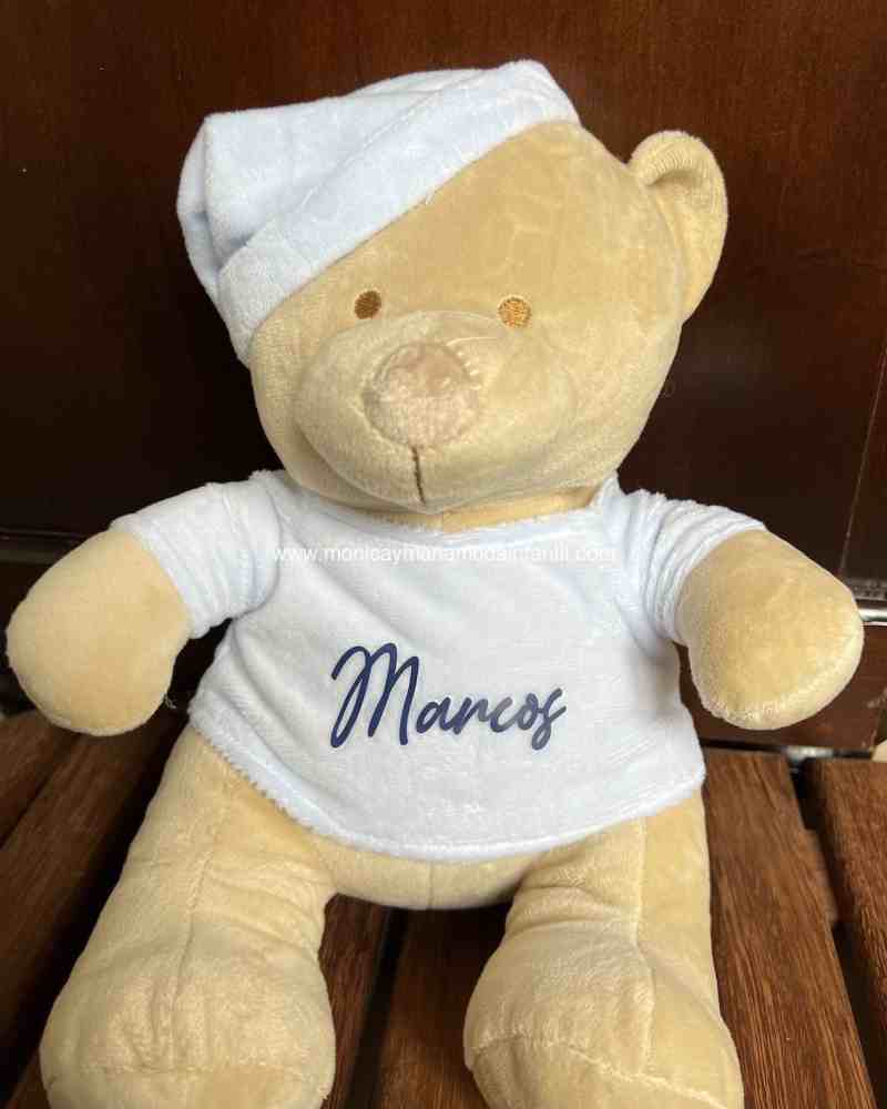 Oso de peluche celeste