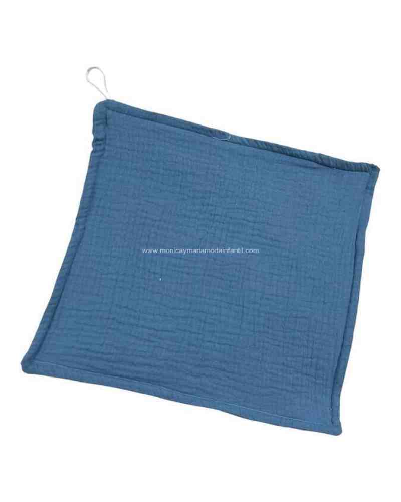 Gasas Bambula con Riso de Algodon Azulon