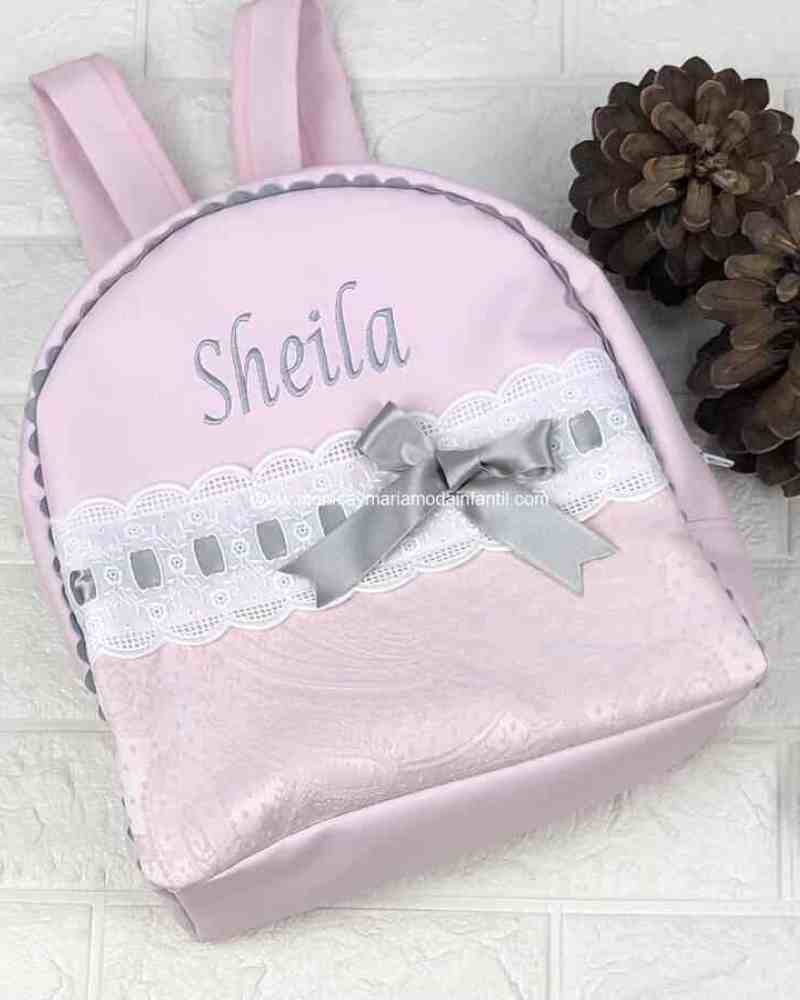 MOCHILA CACHEMIR ROSA