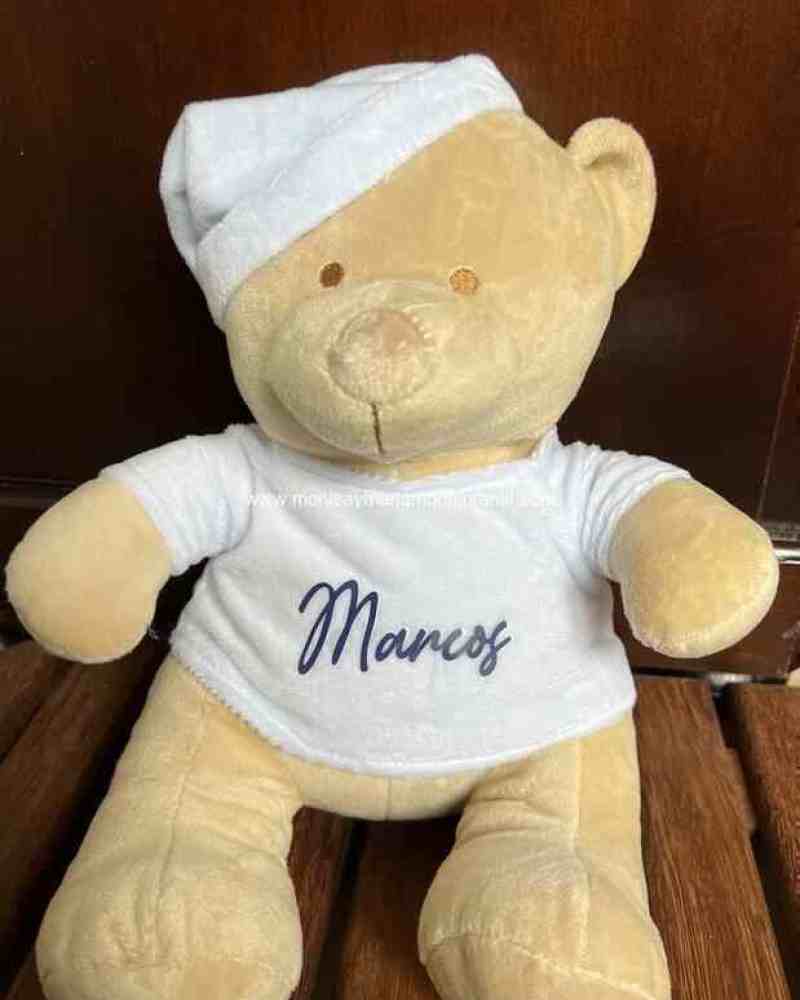 Oso de peluche celeste