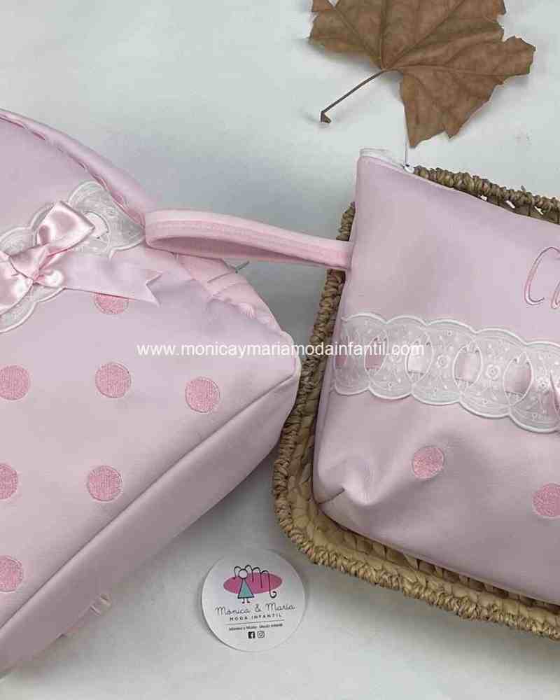Mochila + Neceser Panetes rosa