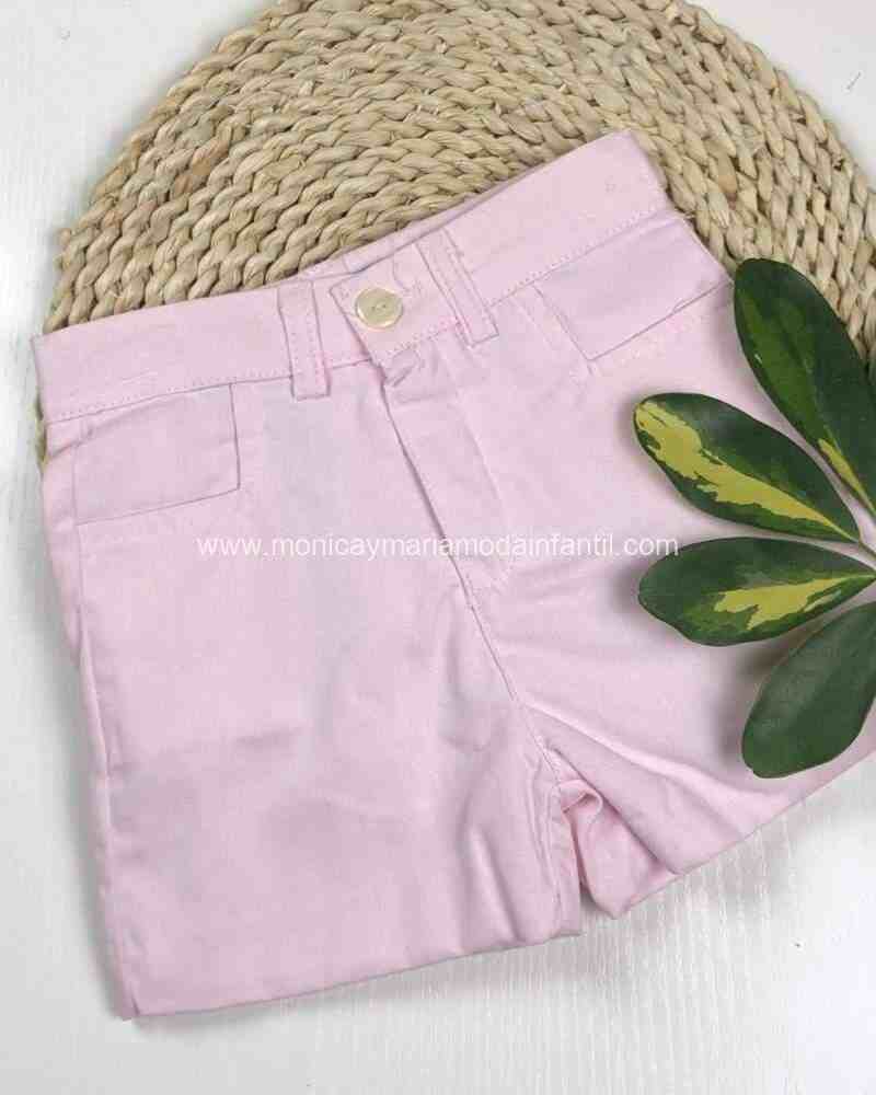 Pantalon corto pinocho rosa