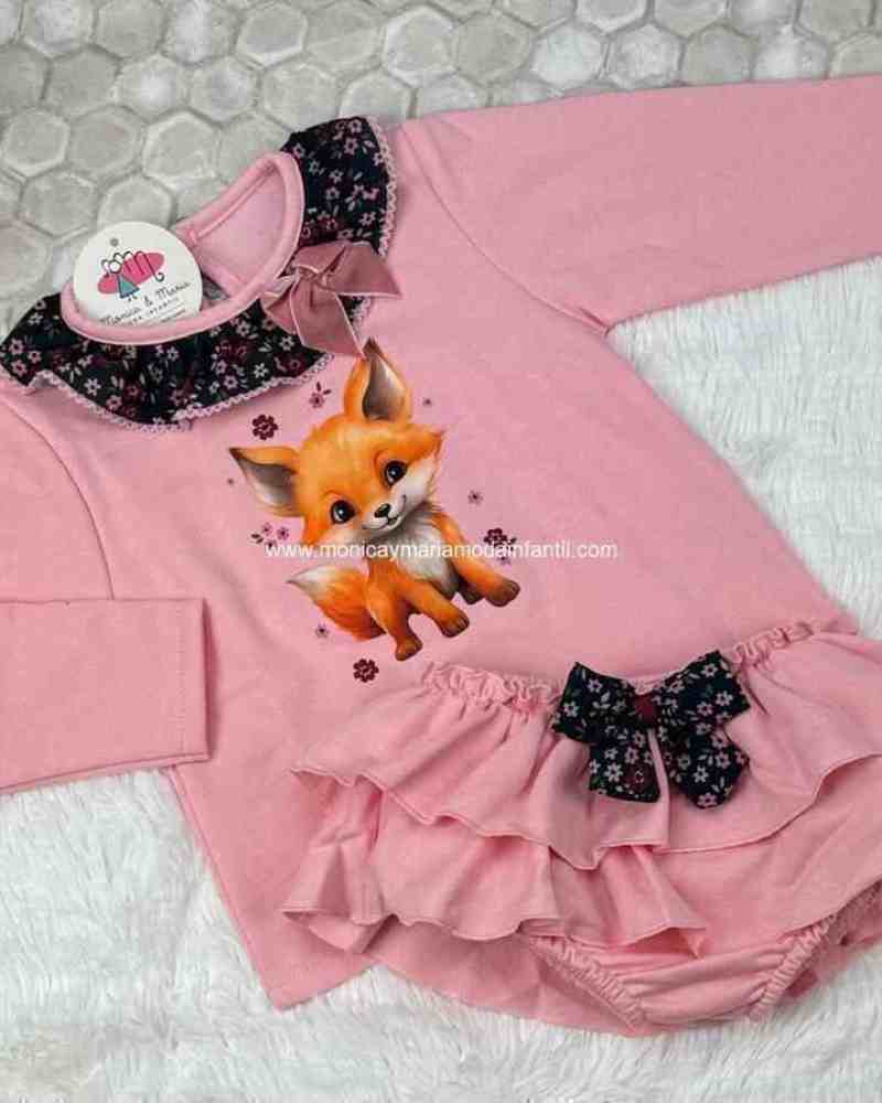 Conjunto zorrita Flores