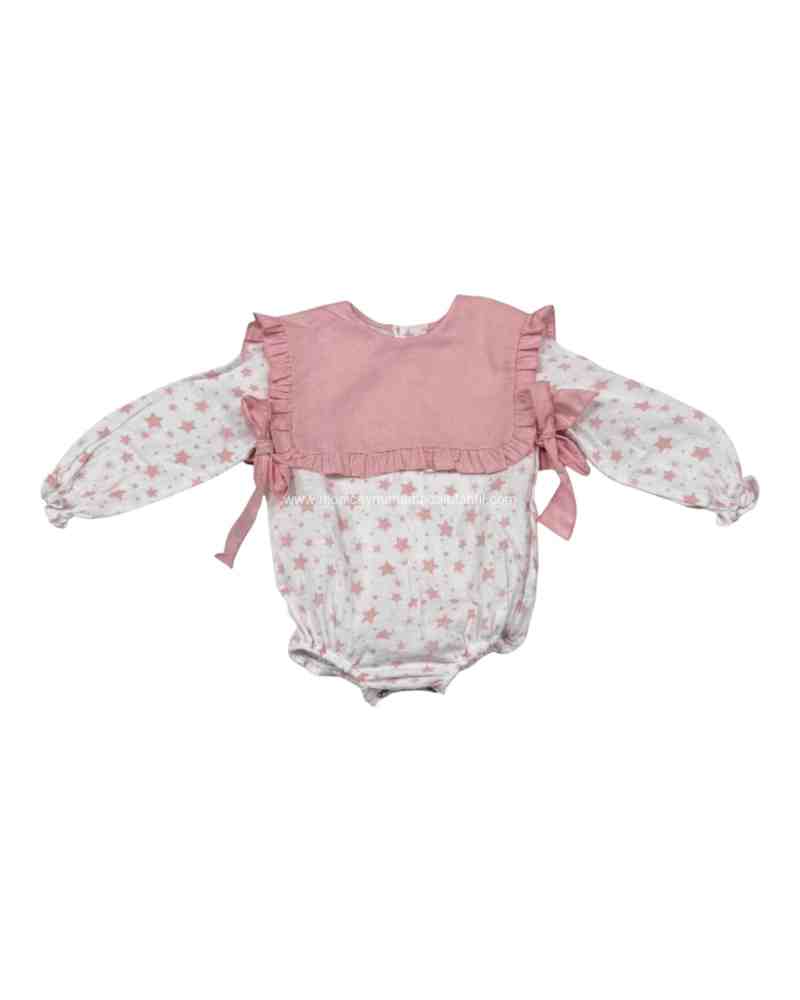 Pelele Estrella Rosa