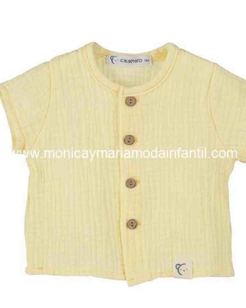 Camisa M/C Bambula Amarilla