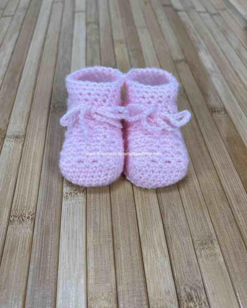 Patuco lana rosa