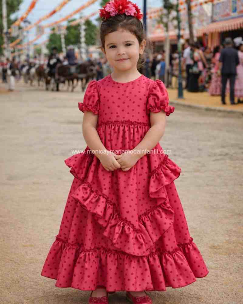 Traje Flamenca Rojo
