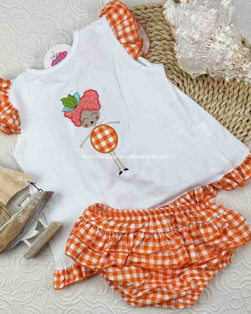 Conjunto BBA Mandarina