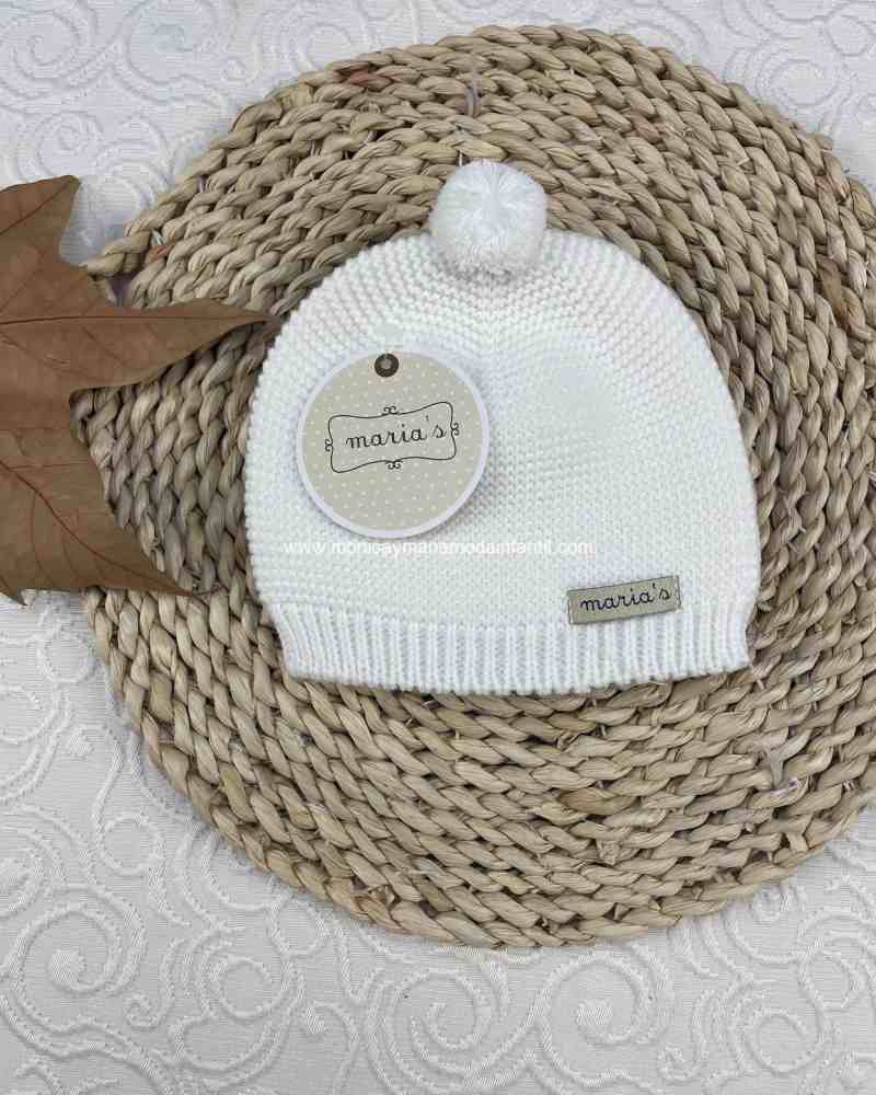 Gorrito Pompom Beige