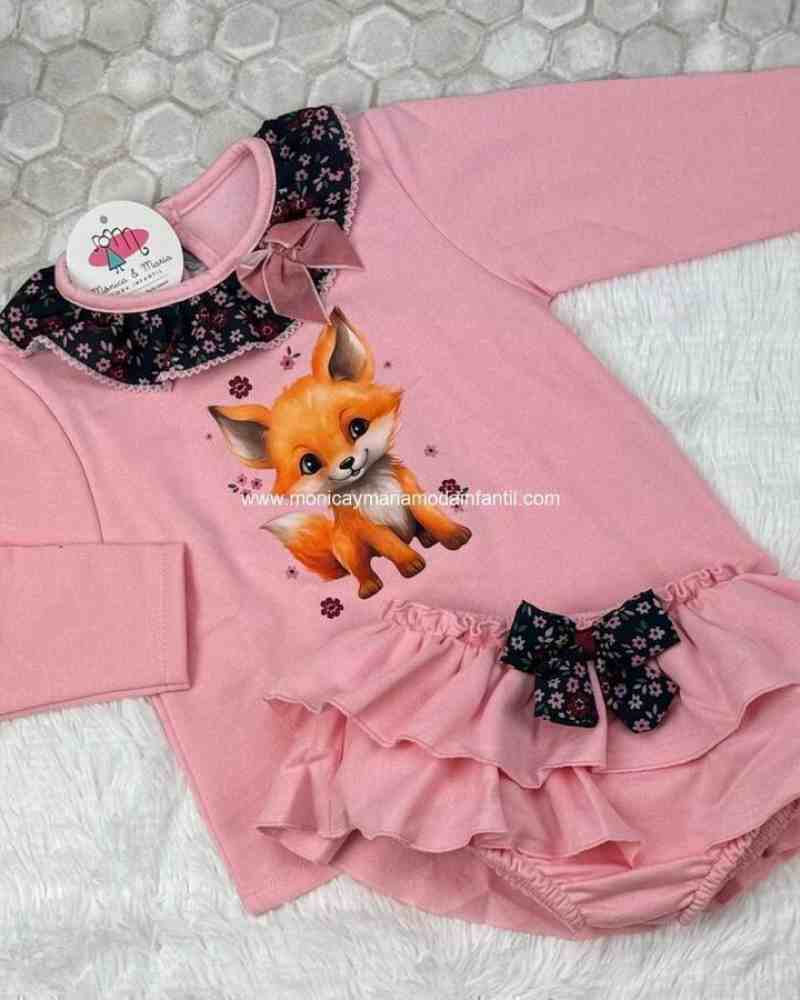 Conjunto zorrita Flores