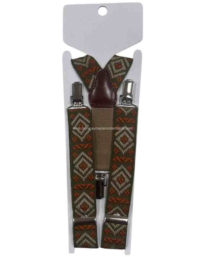 Tirantes Tricolor verde