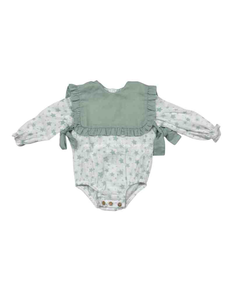 Pelele Estrella verde