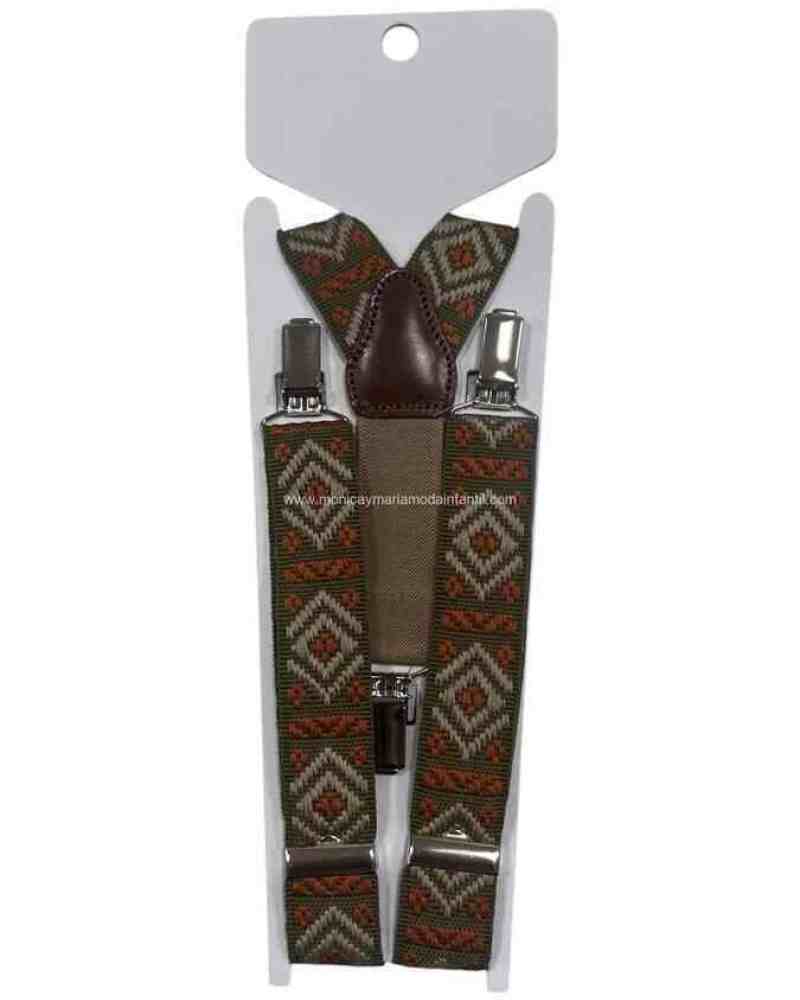 Tirantes Tricolor Camel