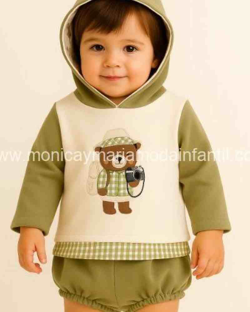 Conjunto Oso Fotografo