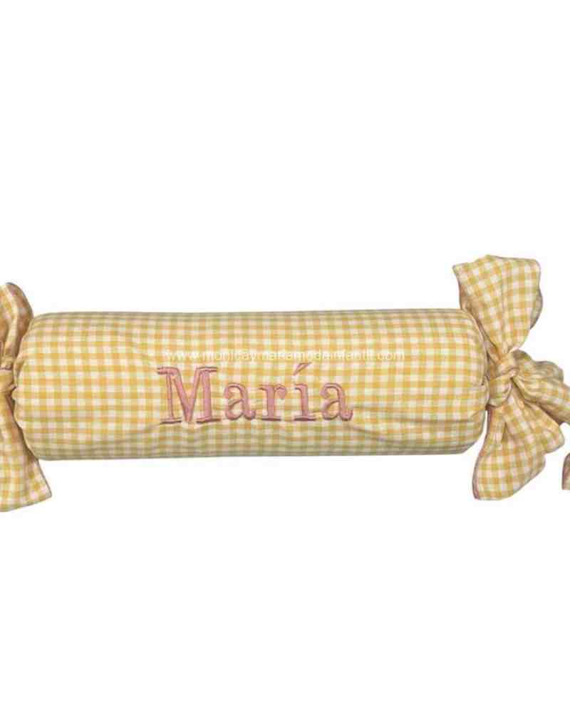 Cojín antivuelco Vichy Amarillo