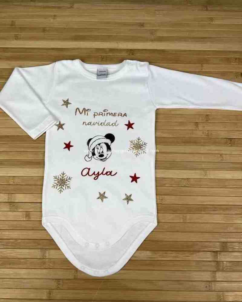 body personalizado minnie, mickey o reno