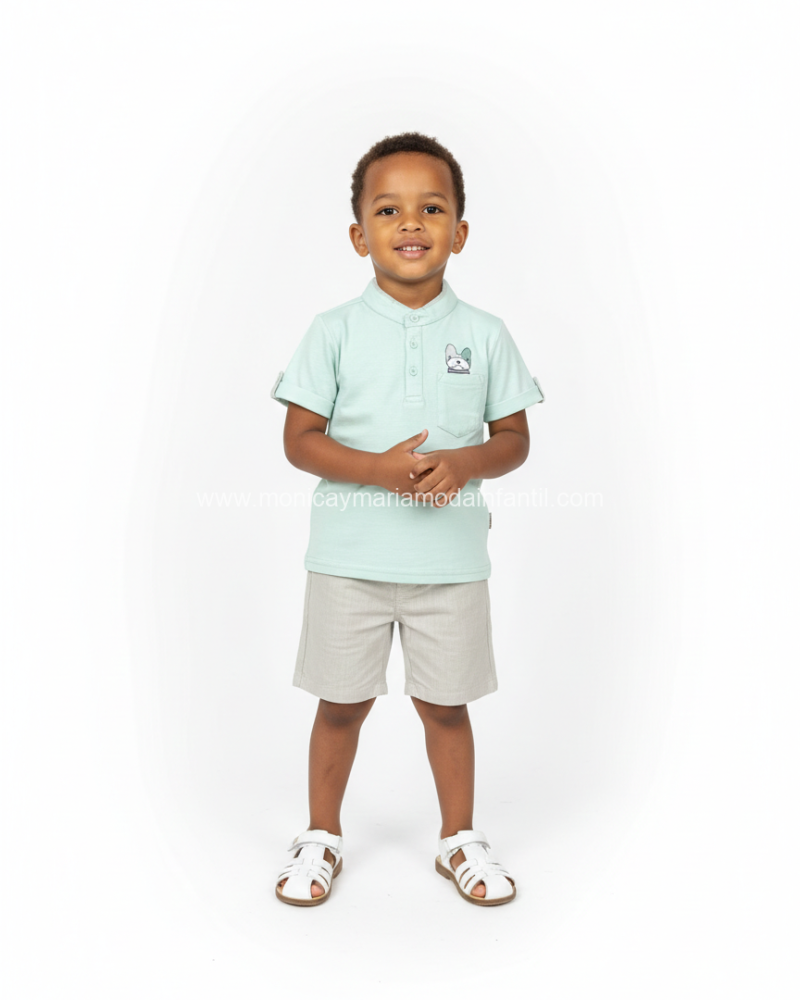 Conjunto Perrito Verde