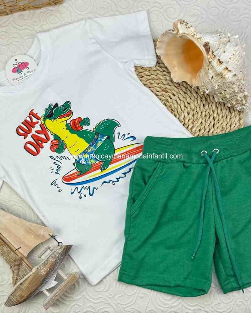 Conjunto Cocodrilo Surf