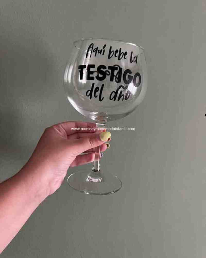 Copas personalizadas testigos