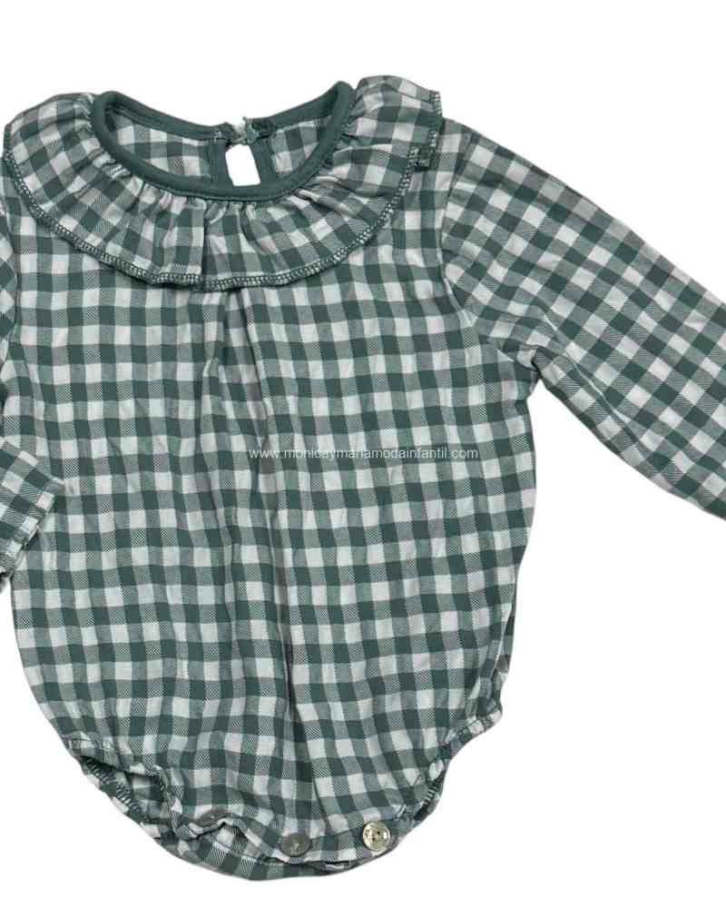 Pelele Cuadros Verde
