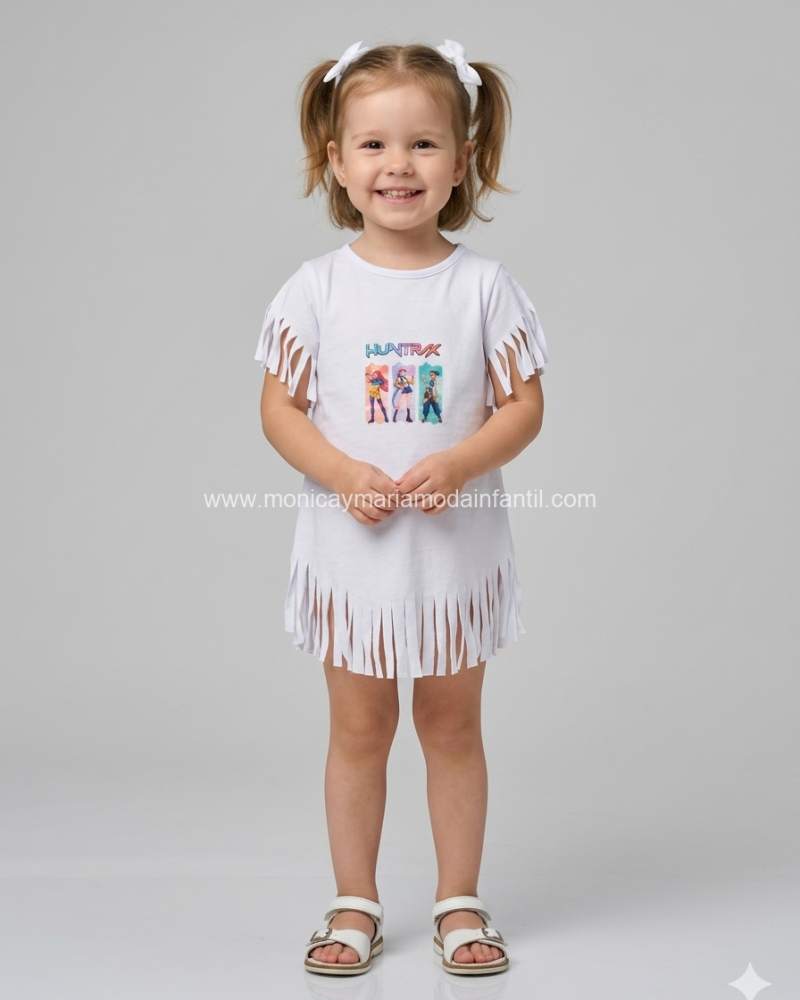 Vestido  Flecos K-pop