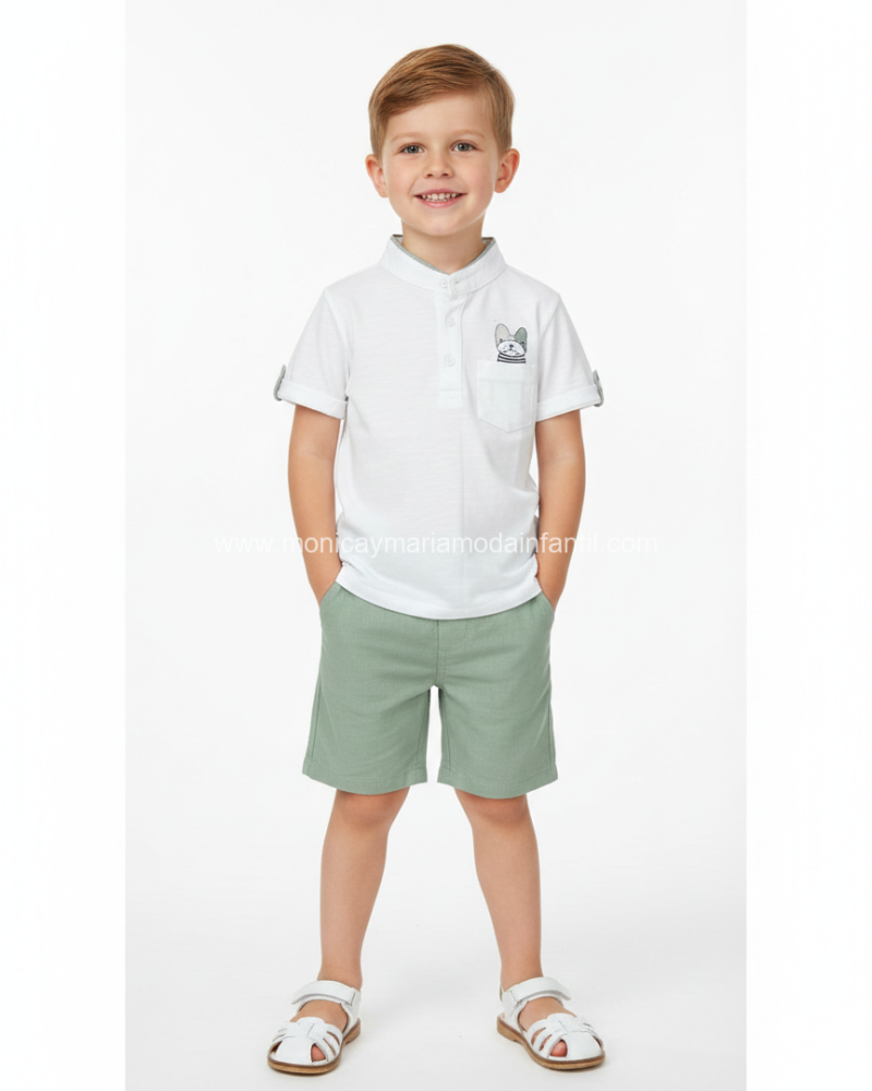 Conjunto Perrito Blanco