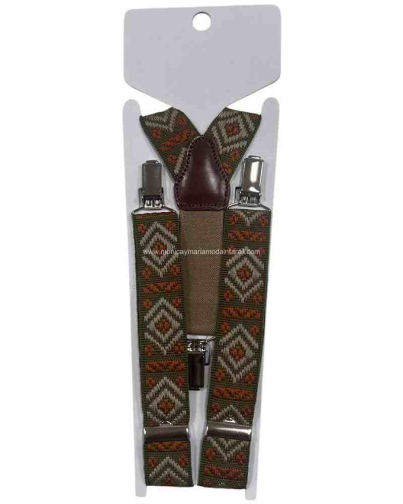 Tirantes Tricolor Camel