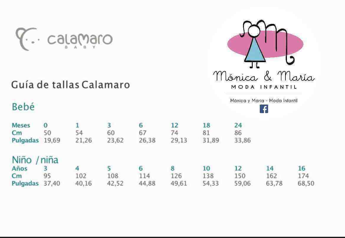 Ropa Infantil - Mónica y María