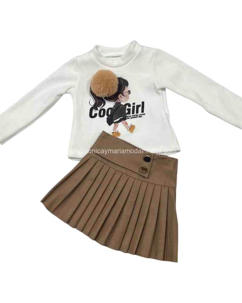 Conjunto Pompom Camel
