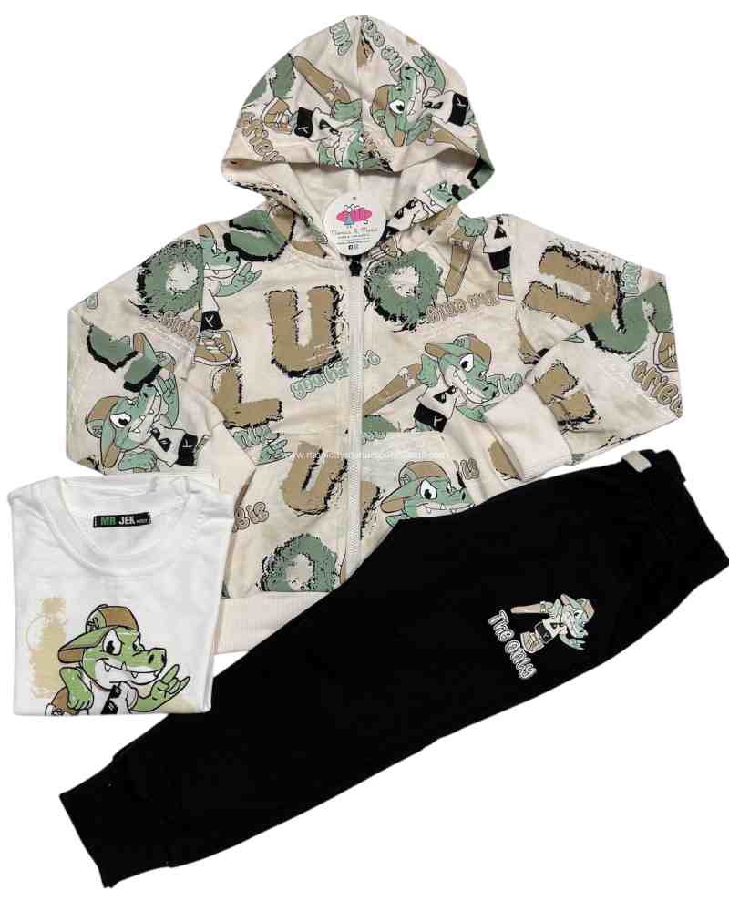 Chandal 3Pz Primavera Cocodrilo