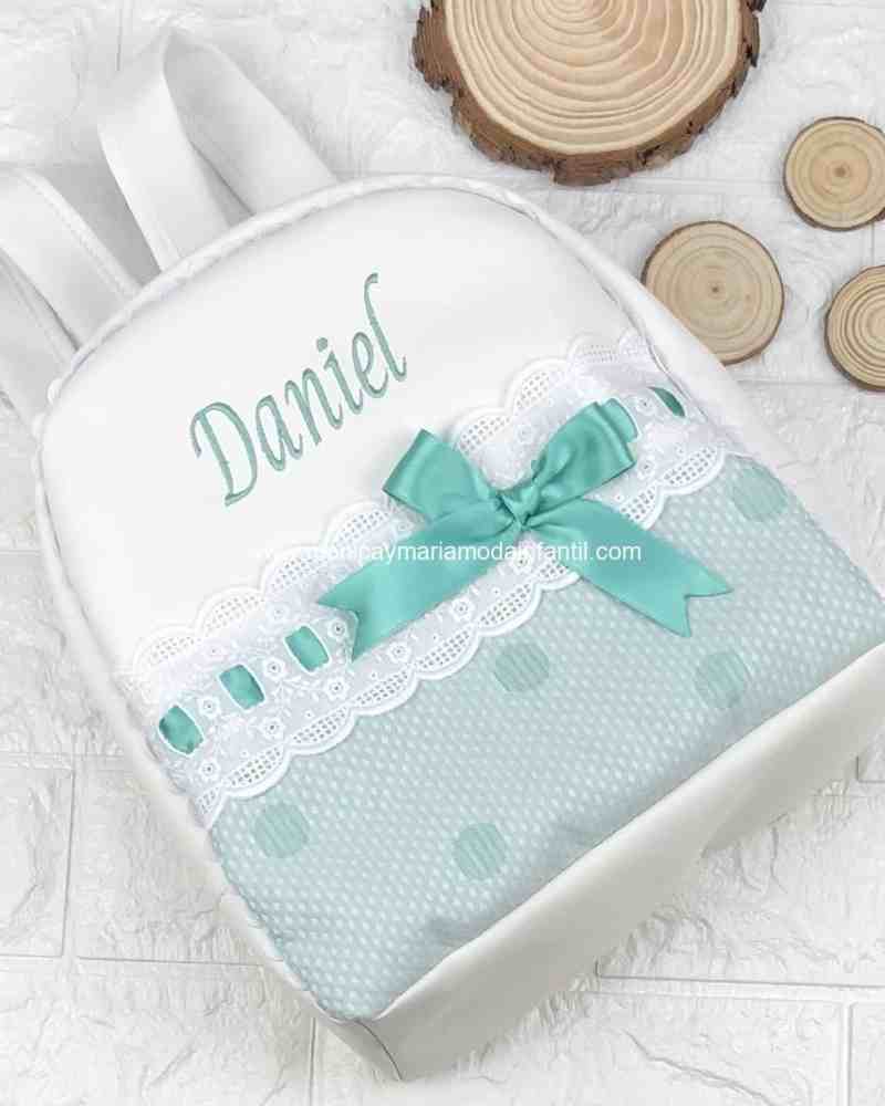 Mochila verde agua