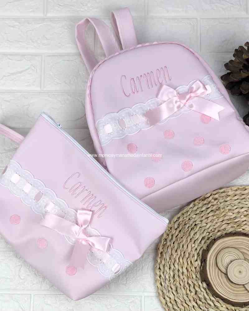 Juego Neceser + Mochila Carmen