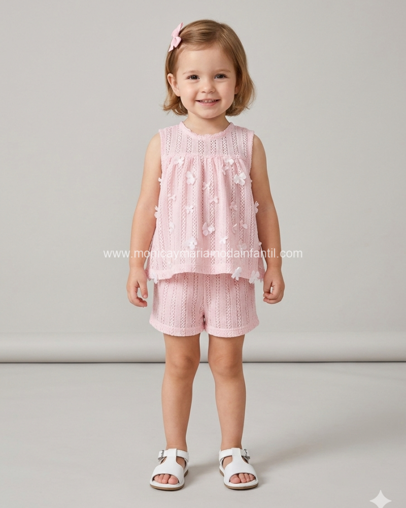 Conjunto Mariposas Rosa