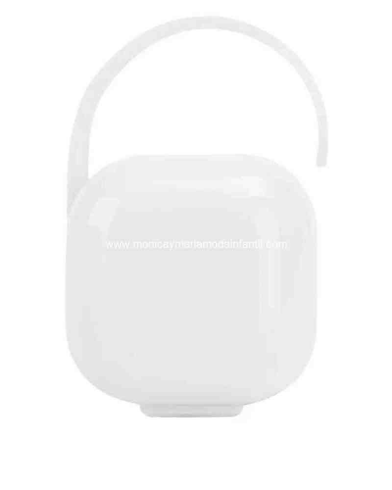 Porta chupete blanco