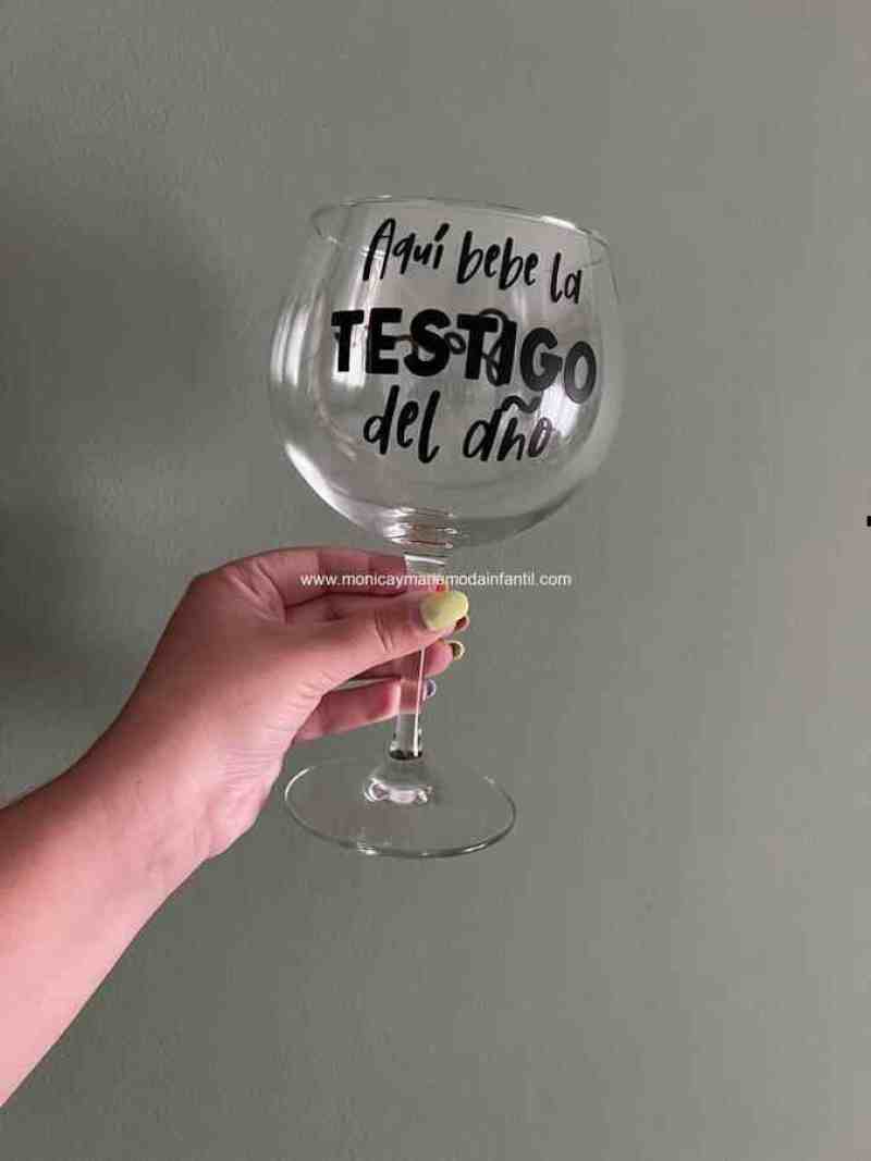 Copas personalizadas testigos