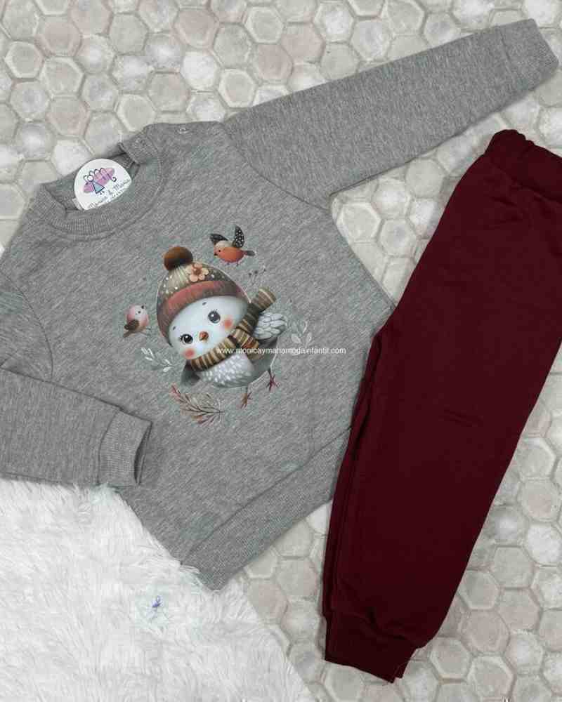 Conjunto Pinguino Pajaros