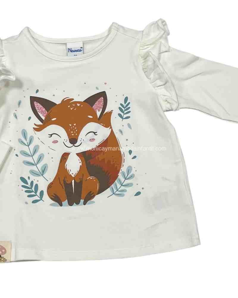 Camiseta Zorrita Flores