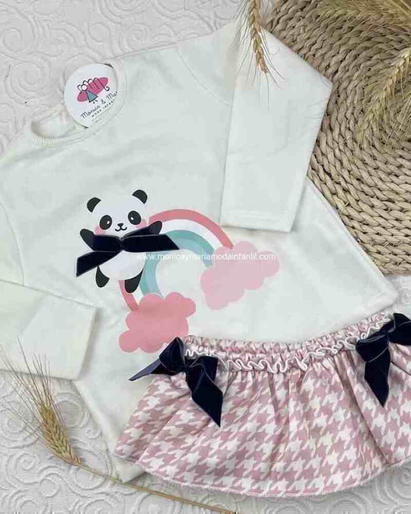 Conjunto Osito Panda bba