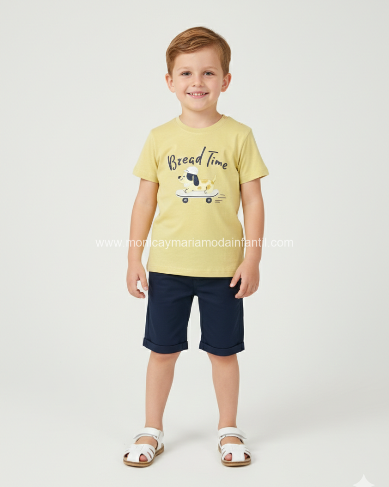 Conjunto Patinetes Mostaza