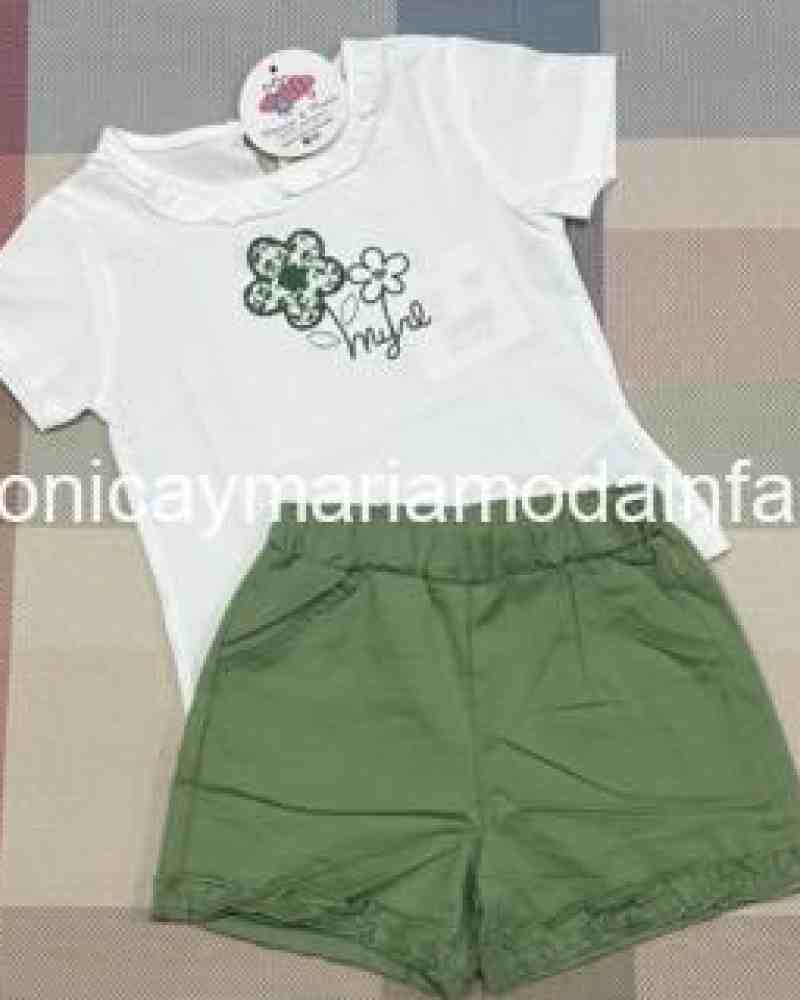 Conjunto Flores Blanco