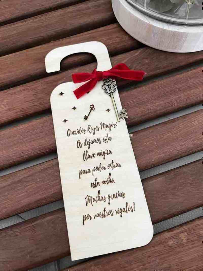 Cuelga puertas llave mágica reyes magos