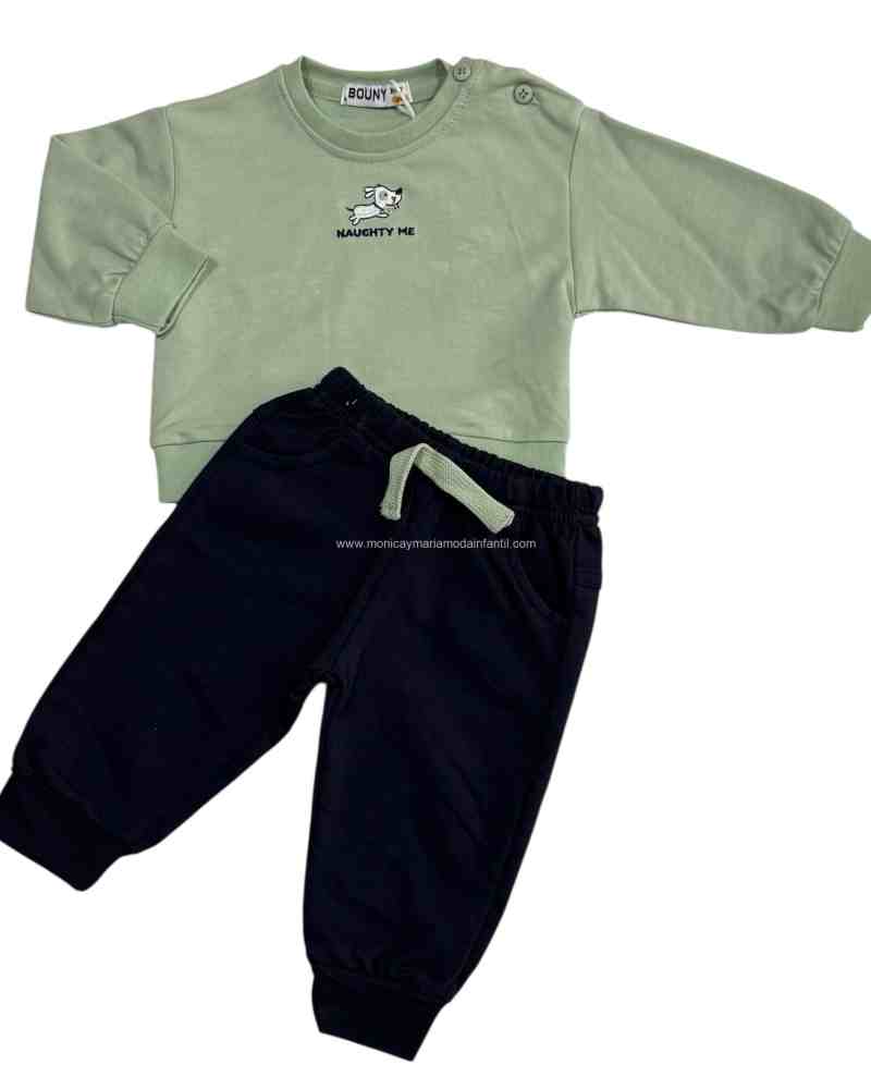 Chandal Primavera Perrito Verde