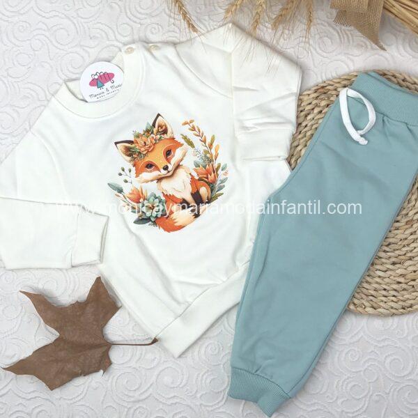 Chandal niña STAY PAWSITIVE - Mometti Infantil