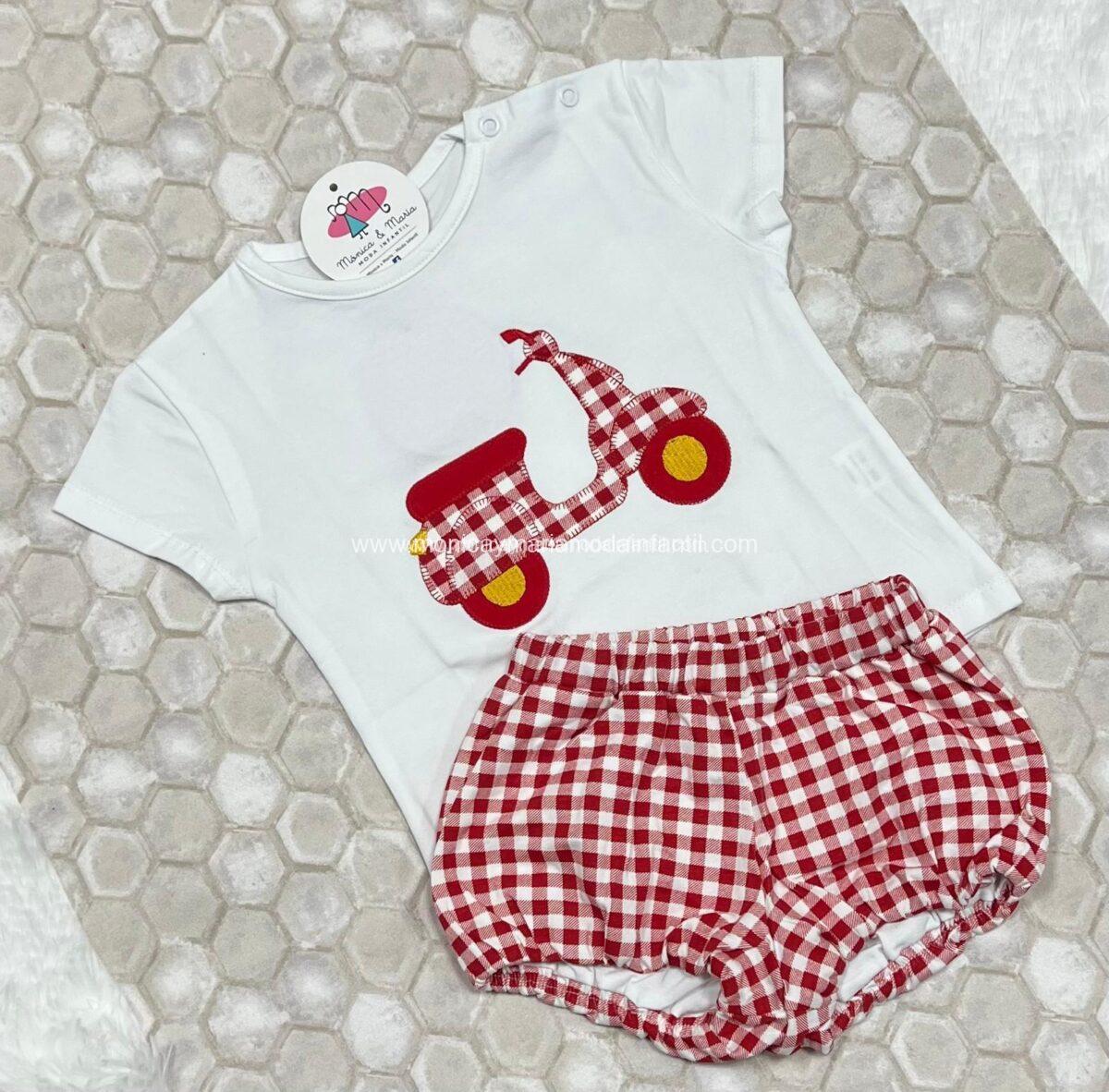 Conjunto BBO Vespa Vichy