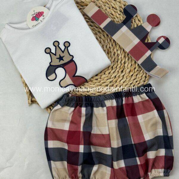 Conjunto BBO Cumpleaños Cuadros 3 Años