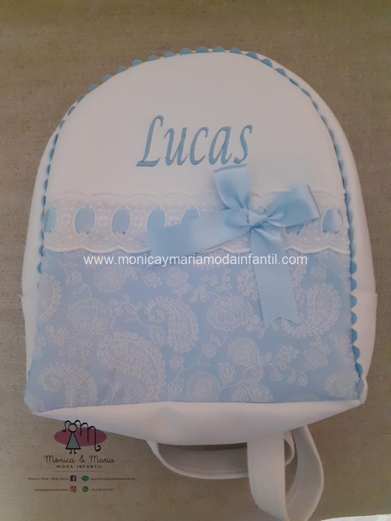 Comprar Ropa Infantil MOCHILA CACHEMIR BLANCA
