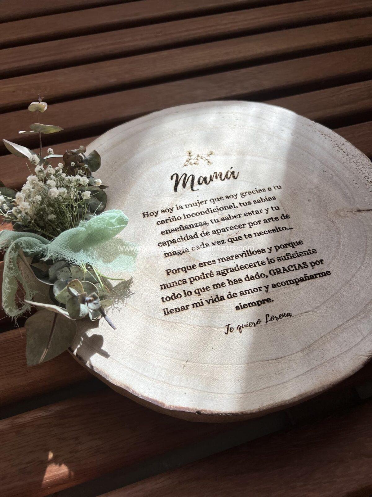Rodaja de madera