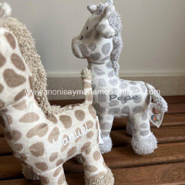 Muñeco sonajero jirafa personalizado