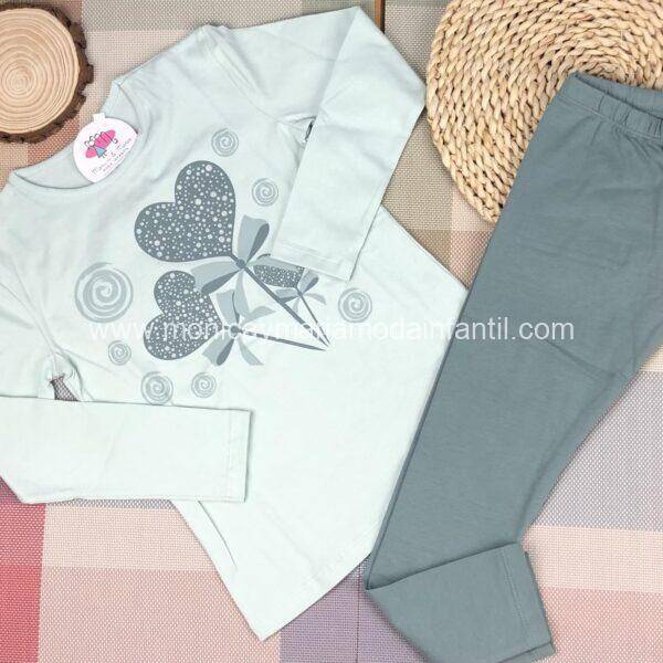 Conjunto Leggin Piruleta Carazon Senior